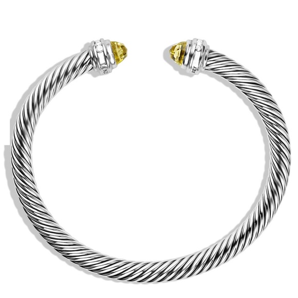 🔺SOLD🔺DavidYurman Lemon Citrine Diamond Bracelet - Picture 2 of 8